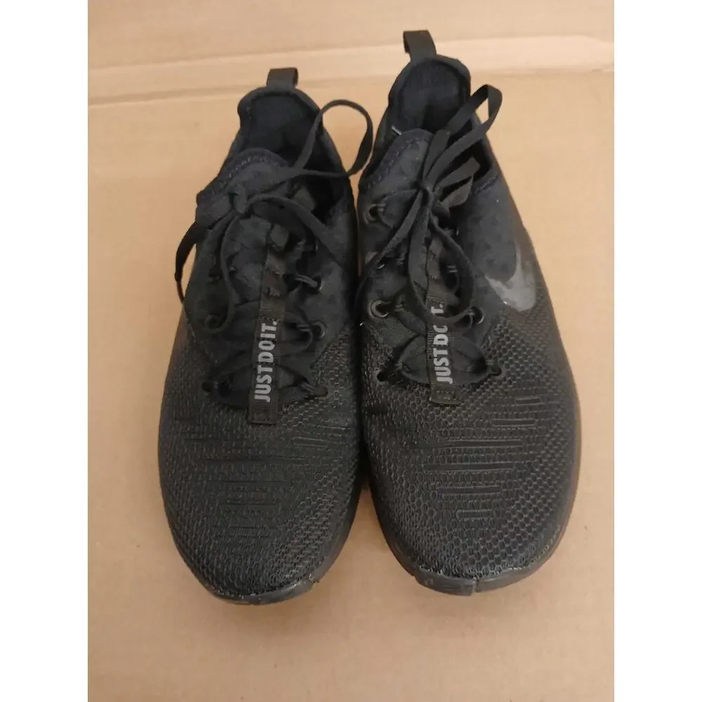USED Nike Women's Free Trainer 8 Cross Training Shoes (7, Black/Black-Black) - Picture 4 of 8